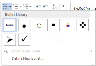 bullet library